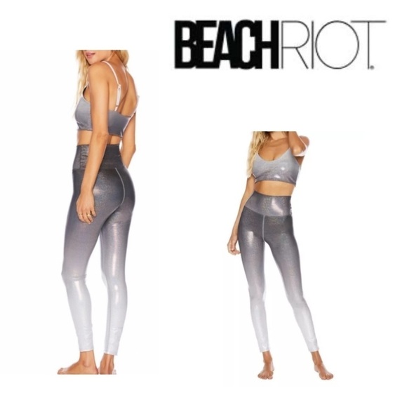 Beach Riot Piper High Waist Leggings Halo Stardust size Small - Picture 2 of 12